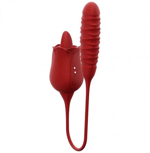 MizzZee - Kiss Tongue Vibrator (Chargeable - Red)